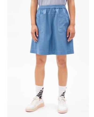ARMEDANGELS Fridrikaa Pocket Skirt Cloudbusting - Blu