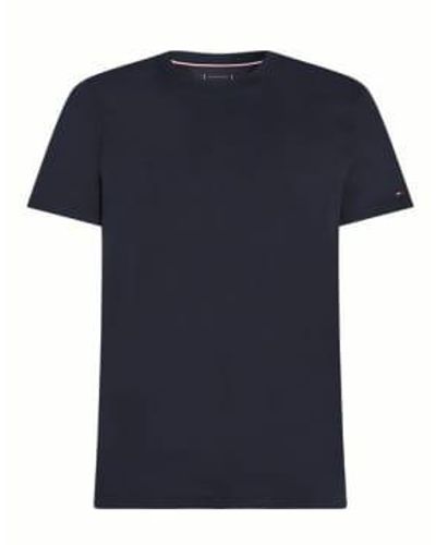 Tommy Hilfiger T-shirt Mw0mw31526 Dw5 Xxl - Blue