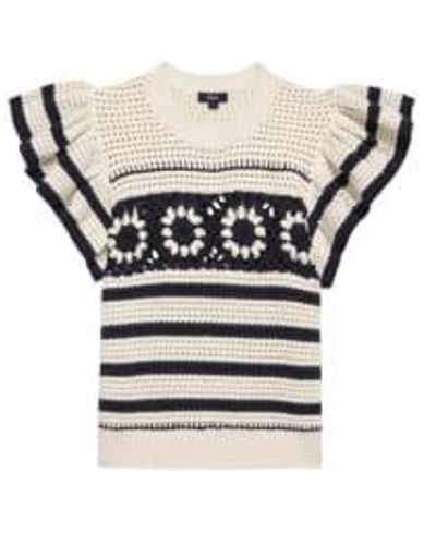 Rails Penélope crochet knit - Blanco
