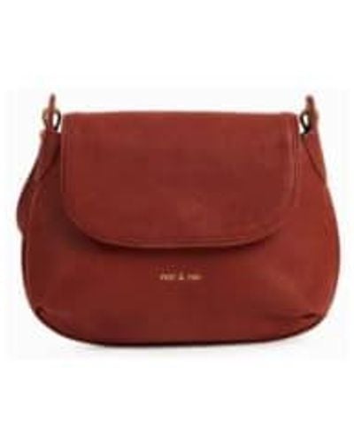 Nat & Nin Mina Bag Terre De Siena Leather - Red