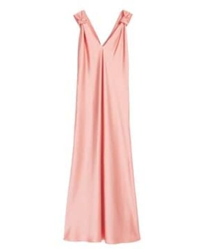 Max Mara Studio Tangerine Zolder Dress 14 - Pink