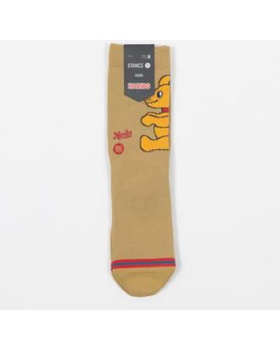 Stance X haribo gummie ours chaussettes en or - Métallisé