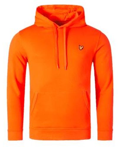 Lyle & Scott Lyle & scott jersey hoodie flyer - Naranja