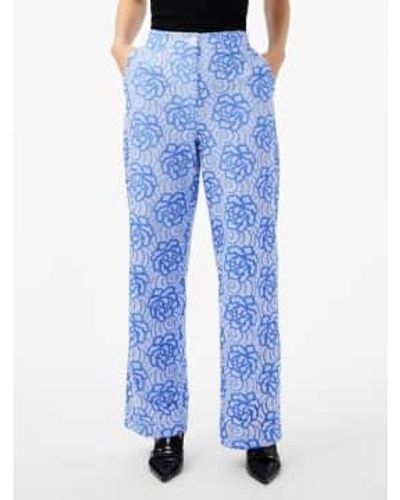 Y.A.S | Isa Hw Trousers Palace Xs - Blue