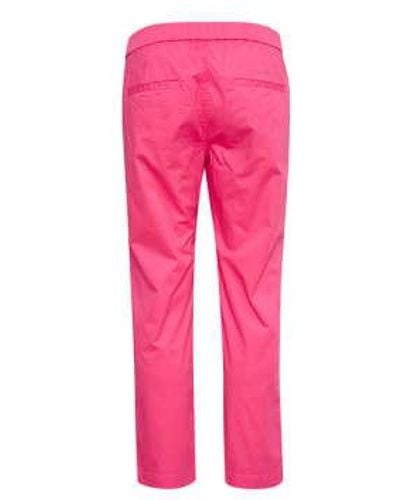 Inwear Annalee Nolona Trousers Rose Dk 34 Uk 8 - Pink