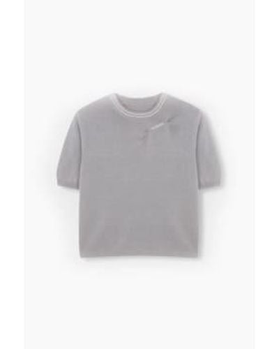 Cordera Silk Logo Top Murmur One Size - Gray
