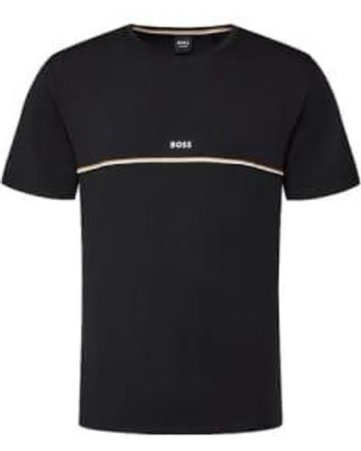BOSS Unique Stretch Cotton Pyjama T-shirt 50515395 001 M - Black