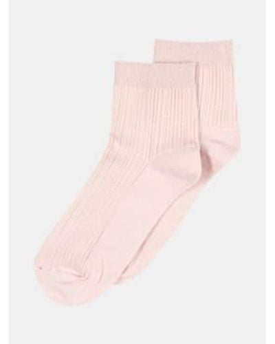 mpDenmark Darya Short Ankle Socks Dust 37-39 - Pink