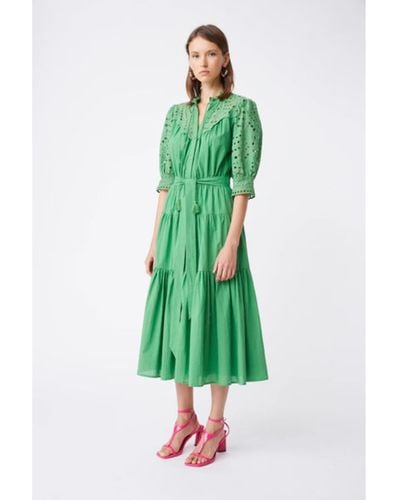 Suncoo Cora Dress Vert - Green