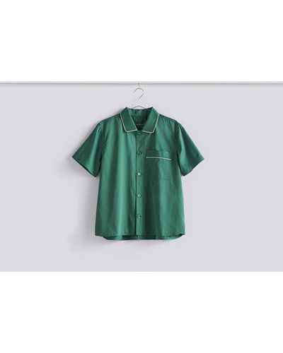 Hay Outline Pyjama S/s Shirt-m/l-emerald - Green