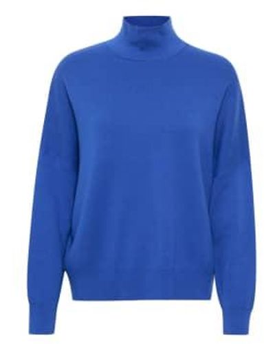 Inwear Tenleyiw Turtleneck Sweater Sea Uk 10 - Blue