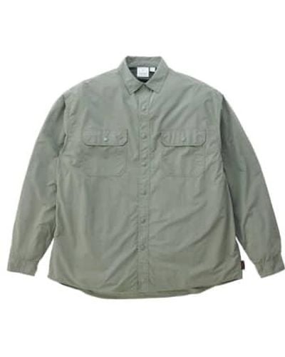 Gramicci Stance Shirt Sage - Verde