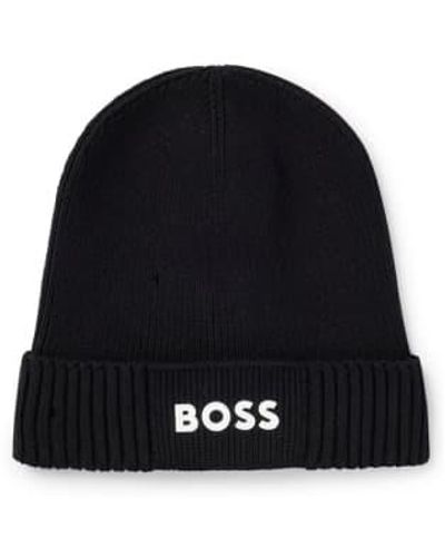 BOSS Asic Beanie X Hat One Size - Black