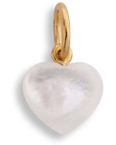 Jane Kønig Small Souvenir Heart Pendant - Bianco