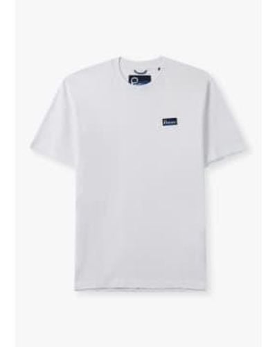 Penfield Mens Original Logo T Shirt In - Bianco