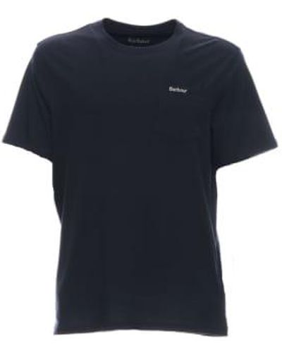 Barbour T-shirt l' mts1114ny91 - Bleu
