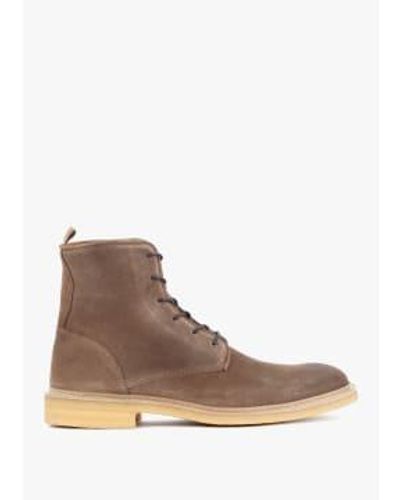Oliver Sweeney Mens Muros Ankle Boot In Chocolate - Marrone