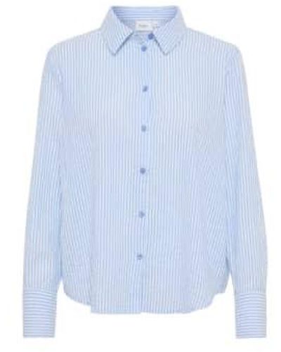 Saint Tropez Stripe Ummi Loose Fit Shirt - Blu