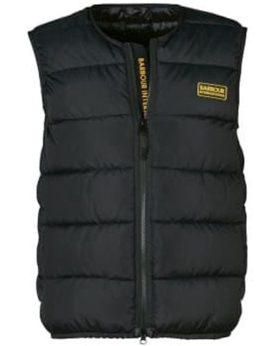 Barbour International ripley quilted gilet - Negro