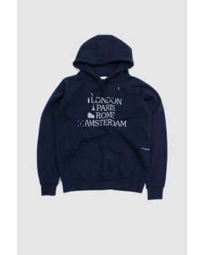 Pop Trading Co. Icons Hooded Sweat - Blu