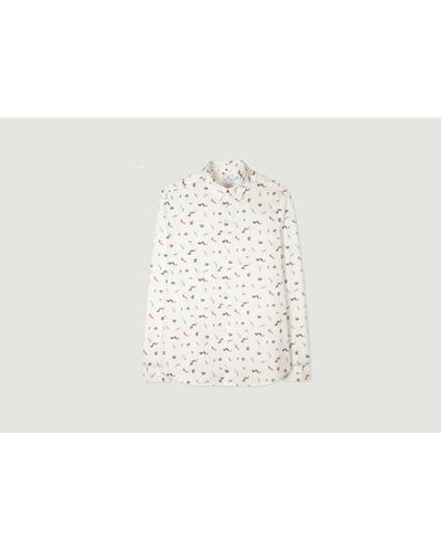PS by Paul Smith Painted Freestyle Slim Fit Shirt - White