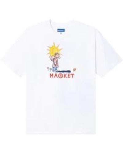 Market T-shirt travail d'ombre - Blanc