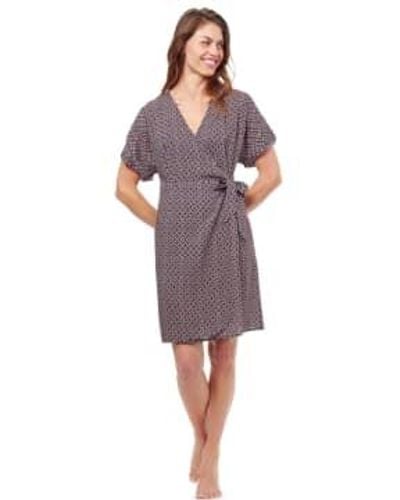 Gottex E24093158 laissez-le être une robe couverture dans la marine et l'orange - Violet