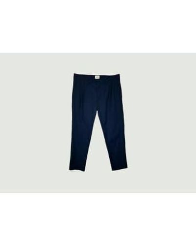 JAGVI RIVE GAUCHE Pleats Pants 38 - Blue