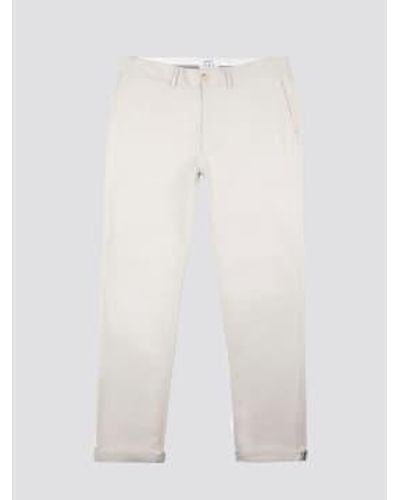 Ben Sherman Putty SIG Slim pantalones chinos elásticos - Blanco