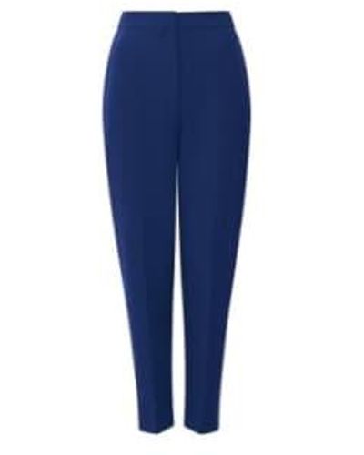 French Connection Echo Tapered Trouser-cobalt -74way Uk 10 - Blue