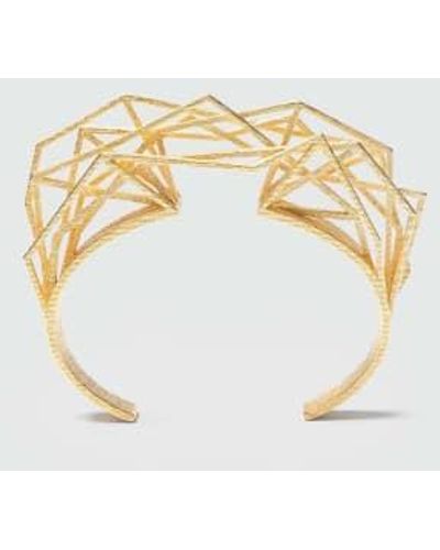RADIAN jewellery Solitaire Cuff Bracelet - Metallic