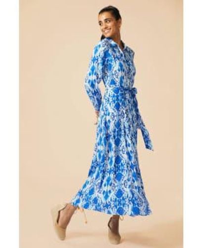 Aspiga Eliza Shirt Dress - Blu