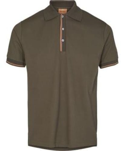 Mos Mosh Harvey polo-t-shirt - Grün