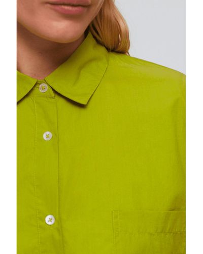 Nice Things Poplin Light Green Shirt - Verde