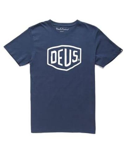 Deus Ex Machina Camiseta shield - Azul