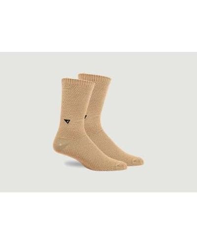 Arvin Goods Casual Waffle Socks M/l - White