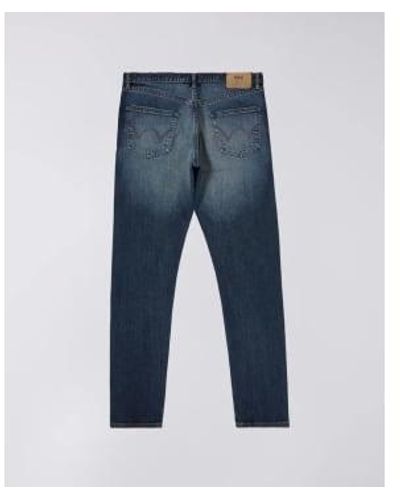 Edwin Slim Tapered Kaihara Pure Indigo Stretch Denim - Blue