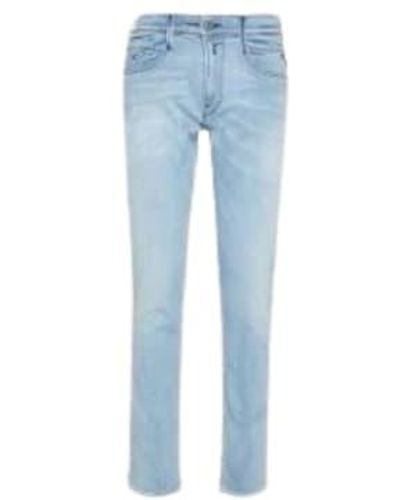 Replay Light Anbass Slim Fit Jeans 36x32 Regular - Blue