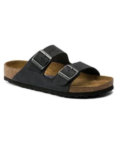 Birkenstock Arizona Soft Footbed Sandals - Nero