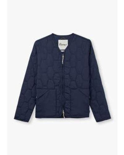 Penfield S Hexagon Quilt Liner Jacket - Blue