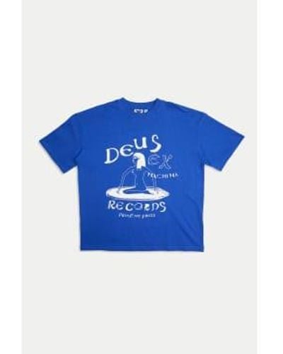 Deus Ex Machina Surfez le t-shirt primitif web dxw - Bleu