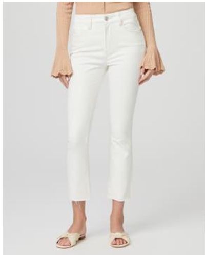 PAIGE Colette Crop Jeans - White