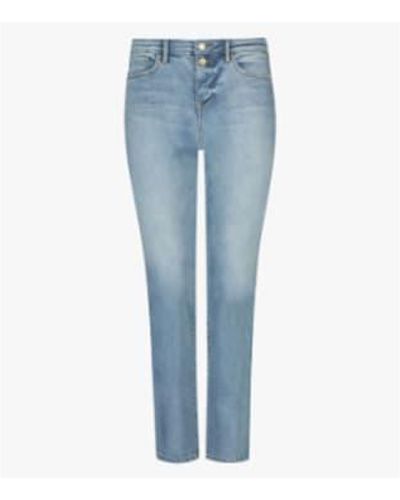 NYDJ Light Sheri Slim Ankle Biscayne Jeans Minqsa 2827 - Blu