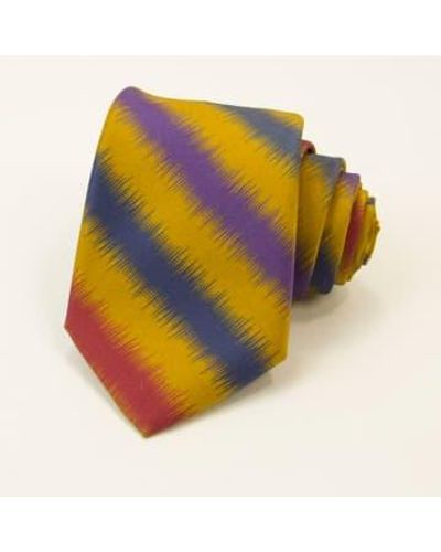40 Colori Auroras Printed Tie - Arancione