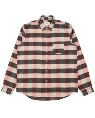 Folk Relaxed Fit Flannel Check Shirt - Multicolour