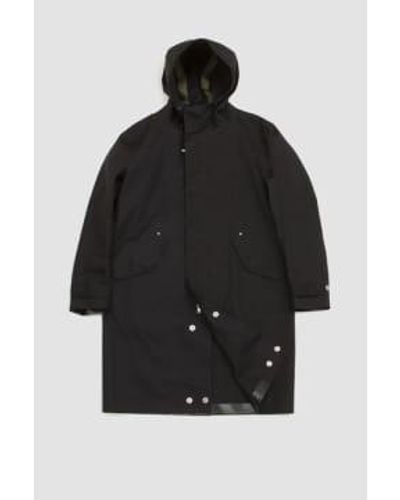 Mackintosh Granish Hooded Coat - Black