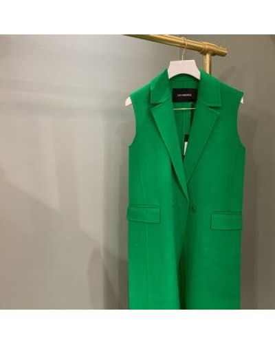 Lou Andrea "courchevel" Sleeve Coat M - Green