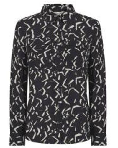 Nooki Design Kimberly bedruckte bluse in schwarz