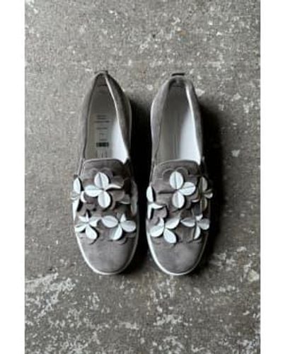 Kennel & Schmenger Flower Front Shoe 4.5 - Grey