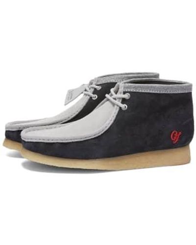 Clarks Wallabee Varcity Boot And Grey - Nero